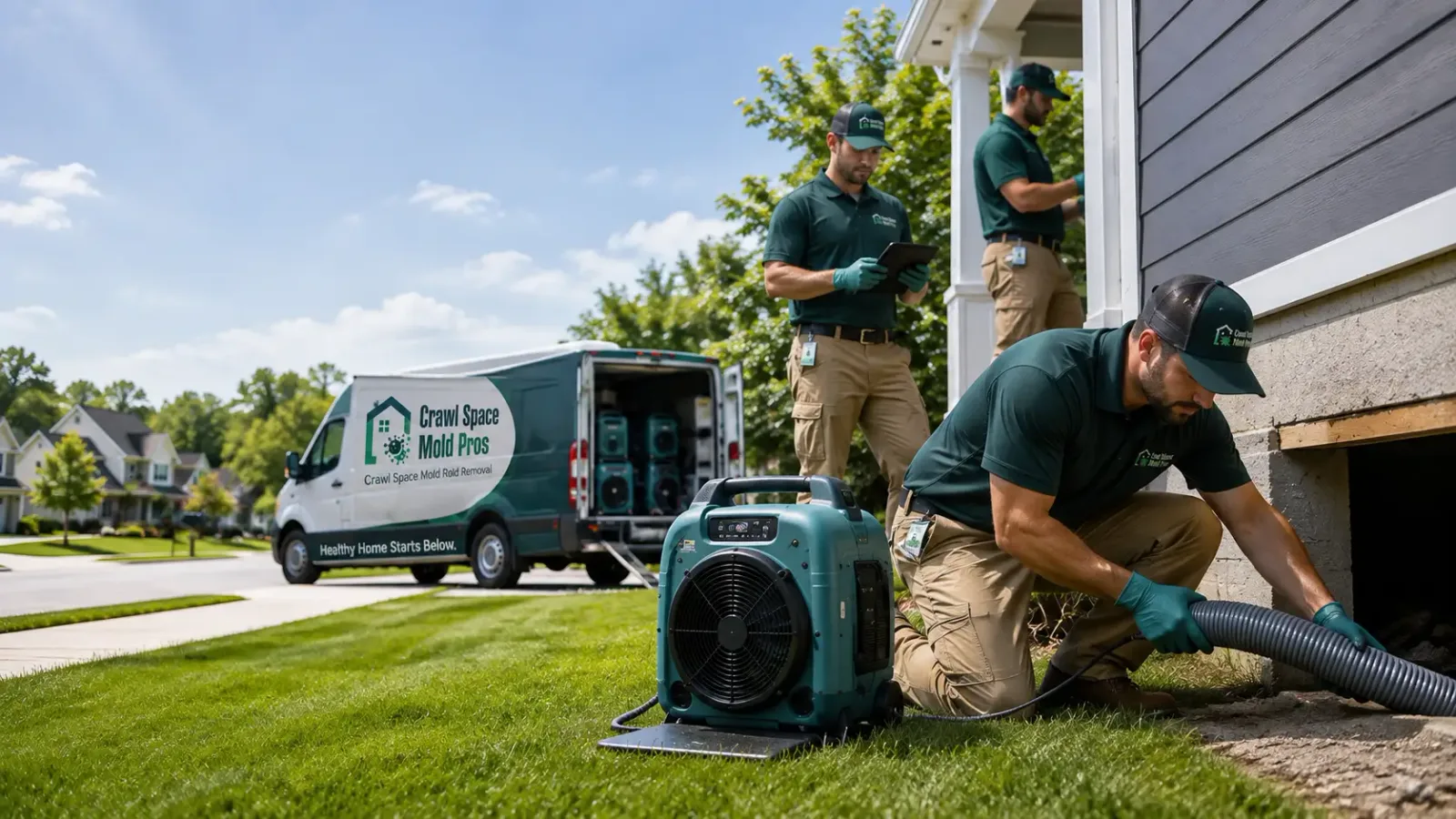Crawl Space Mold Removal in Lake Mills, IA